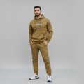 Men 2-piece Winter Brown Tracksuit