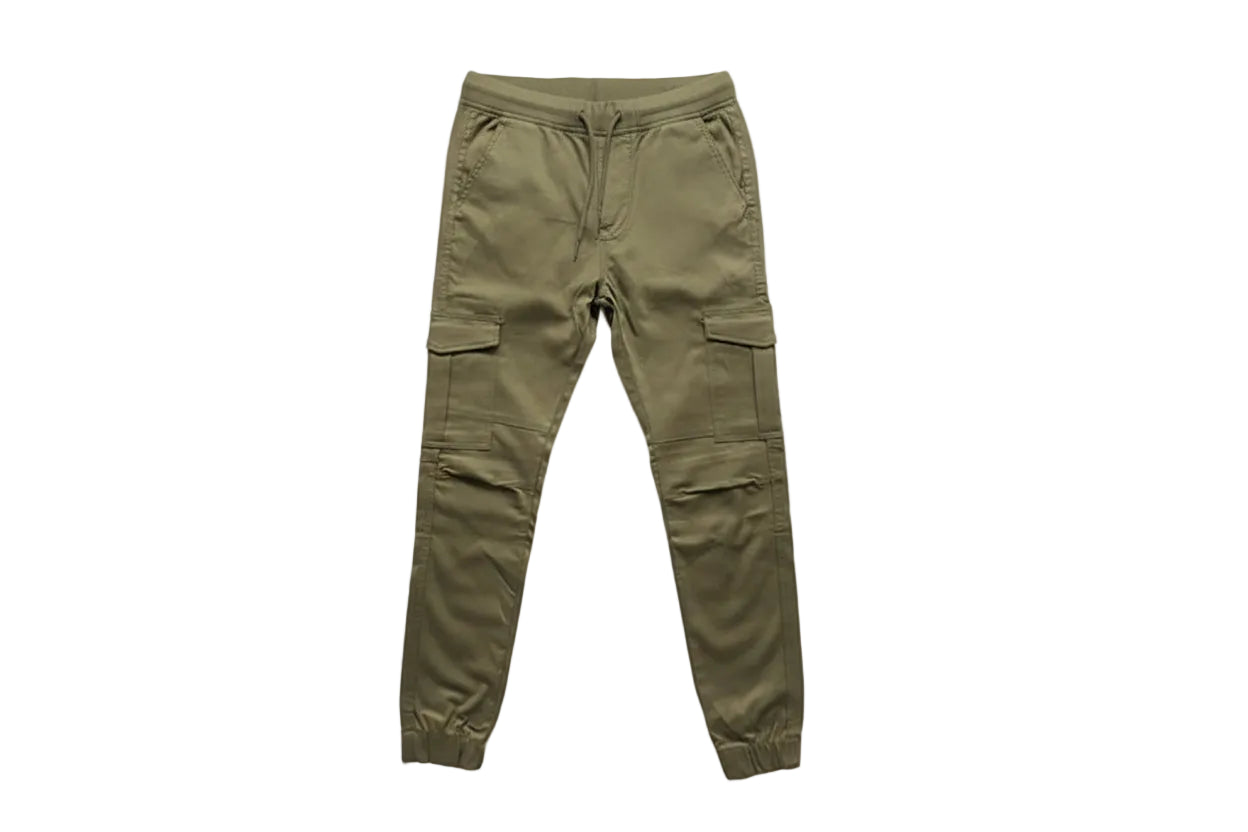 Green Cotton Cargo Pant