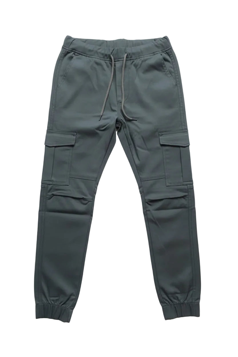 Dark Grey Cotton Cargo Pant