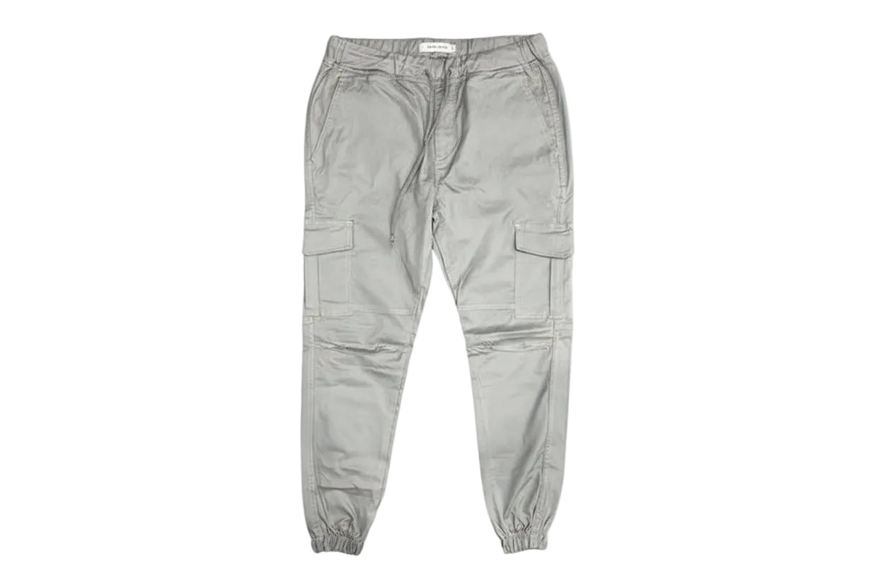 Light Grey Cotton Cargo Pant